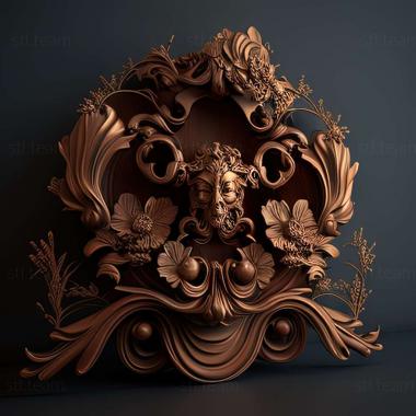 3D model baroque (STL)